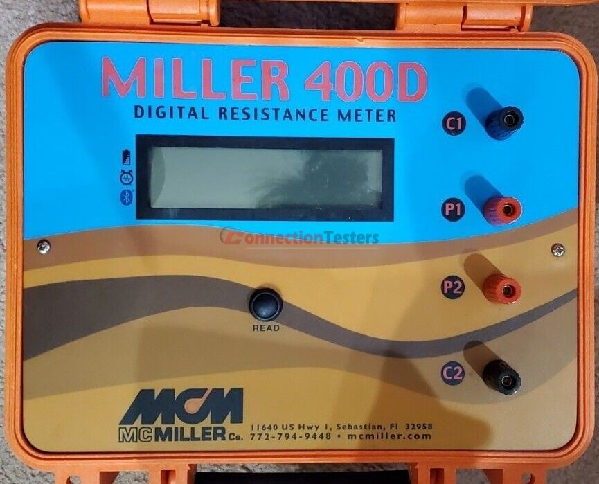 M.C. MILLER DIGITAL RESISTANCE METER 400D